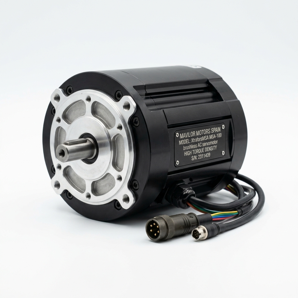 Mavilor XtraforsMSA Series Ultra-Compact Flat Brushless AC Servomotor (Model MSA-100)