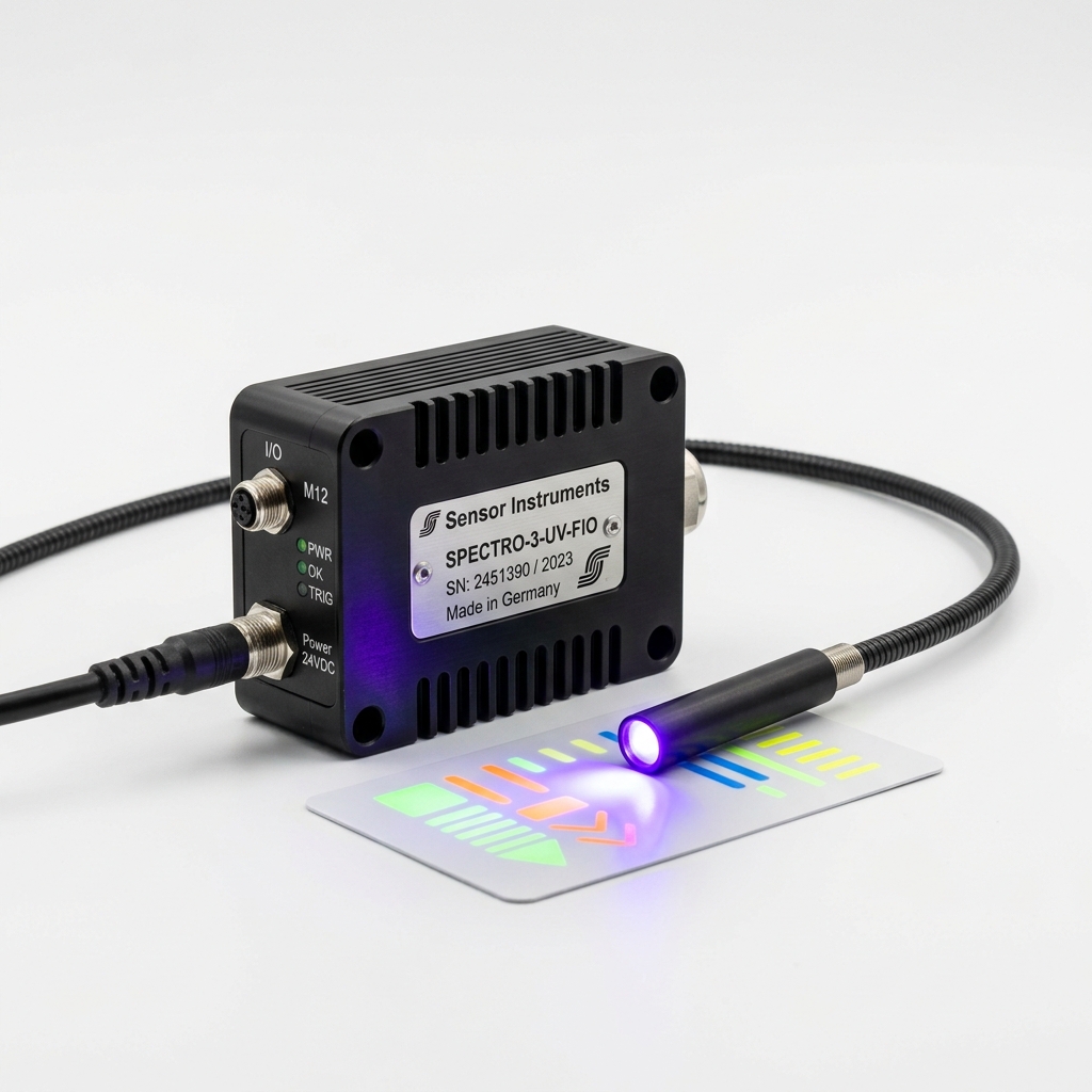 Sensor Instruments SPECTRO-3-UV-FIO Luminescence & UV Marking Sensor